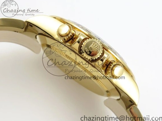 MiroTime 0323 Daytona 116508 QF 1:1 Best Edition Black Diamonds Dial on YG Bracelet SH4130 V3 (Gain Weight) Popular 1719